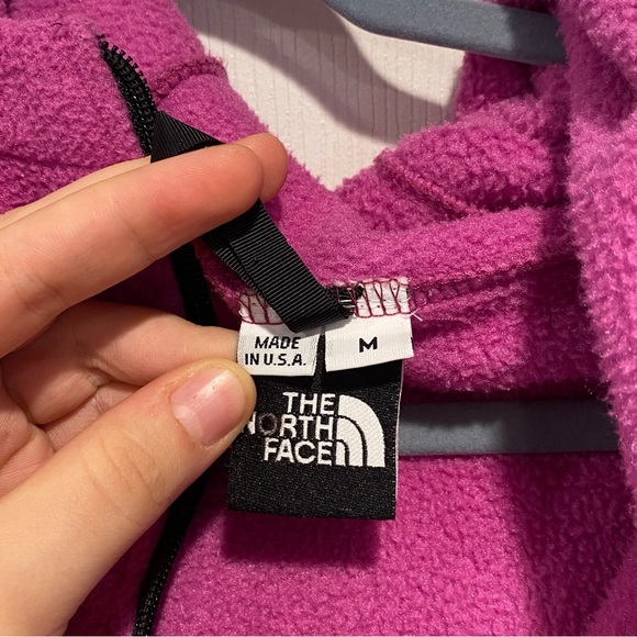 The North Face Vintage Pink Fleece 1/4 Zip Pullover - Picture 5 of 5